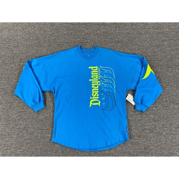 Spirit Jersey Disney Parks Adult Extra Small Blue Neon Long Sleeve Disneyland XS - Picture 9 of 14